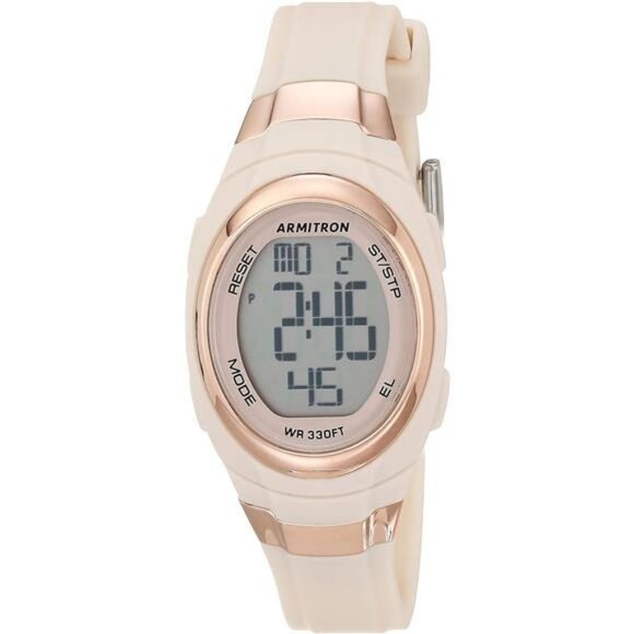Sport Women's Digital Chronograph Resin Strap Watch - Picture 1 of 14